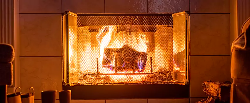 Mendota Hearth Landscape Fireplace Installation in St. Matthews, Kentucky