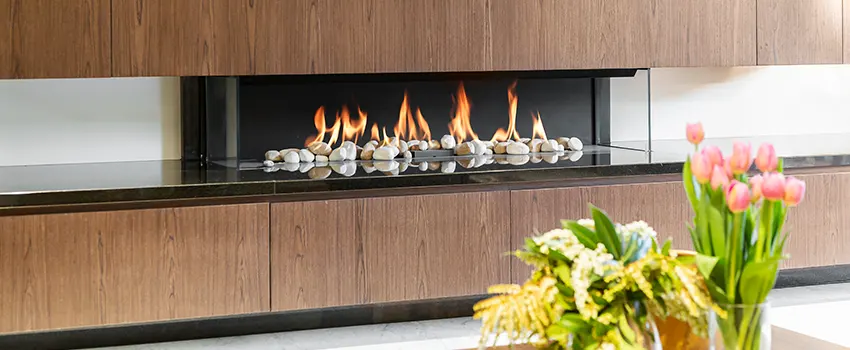 Double-height Fireplace Design Refurbishment in St. Matthews, Kentucky